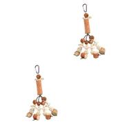 BESPORTBLE 2pcs Hanging Bird Toy for Parrots and Cockatiels Bite-resistant Design Creative Chewing Plaything for Birds for Relieving Boredom and Promoting Healthy Activity