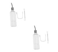 BESPORTBLE 2pcs Hanging Water Bottle for Small Animal Automatic Rabbit Cat Bird Feeder Plastic Pet Water Dispenser