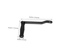 BESPORTBLE 2pcs Heavy Duty Galvanized Iron Winch Handle Ergonomic Crank for Boat and Car Trailers Manual Towing Outdoor Use Durable Comfortable Grip