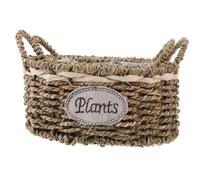 BESPORTBLE 2pcs Home Bin Canvas Planter Pots for Indoor Plants Picnic Basket Hamper Woven Rectangle Outdoor Lid Baskets Pantry Decor Sun Catcher Front Door Basket Fruit Containers Grass