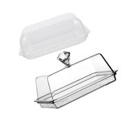 BESPORTBLE 2Pcs Household Butter Dish Set with Small and Medium Containers, Food-Grade Butter Holder with Lid for Kitchen Counter and Fridge Storage