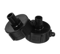 BESPORTBLE 2pcs IBC Tote Tank Adapter Heavy Duty Water Hose Connector Coarse Thread for IBC Barrel Easy Installation Leakproof Performance Versatile Fluid Transfer Adapter