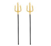 BESPORTBLE 2pcs Imitation Tridents Cosplay Trident Playthings Performance Props Mermaid Man Costume