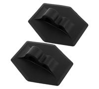 BESPORTBLE 2pcs Inflatable Boat Engine Holder Brackets, Kayak Motor Mounting Support Holder, PP Hexagonal Rope Buckle Clips, Black, for Inflatable Kayaks, Water Sports and Outdoor Adventures