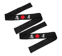 BESPORTBLE 2pcs Japanese Hachimaki Headband Samurai Headwear for Karate Cooking and Party Costumes Durable Bandana for Sushi Chefs and Martial Arts Enthusiasts