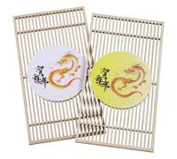 BESPORTBLE 2pcs Japanese Sushi Plate Decorative Small Folding Screen Cold Dish Screen Decor for Restaurant Dining Table Accessories