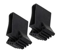 BESPORTBLE 2pcs Ladder Feet Pad Replacement Covers for Ladders, Black Plastic Non-Slip Foot Mats that Increase Friction and are Easy to Replace, for Secure Use on Floors and Tiles