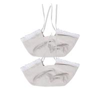 BESPORTBLE 2pcs Large Oval Rattan Basket Insert Liners Stain-resistant Washable Fabric Cloth for Wicker Picnic Wire and Storage Baskets Farmhouse Replacement Liners for Decorative Organizing