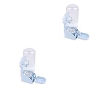 BESPORTBLE 2pcs Leakproof Automatic Water Dispenser 500ml Pet Water Bottle for Dogs Cats Guinea Pigs Birds Plastic Easy Screw Mount Design for Pet Cage