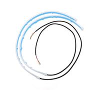 BESPORTBLE 2pcs Led Headlight Strip Light Bar for Cars Flexible Dual Daytime Running Lights White Yellow Turn Signal Easy Installation Suitable for Weather Conditions