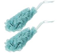 BESPORTBLE 2pcs Long Handle Bath Scrubber Body Cleaning Brush with Pp and Pbt Bristles, Stylish and Creative Shower Brush Suitable for Daily Bathing and Skin Care Random Color