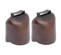 BESPORTBLE 2pcs Loud Cattle Bells for Livestock Cow Bells Retro Design for Farms and Animal Identification
