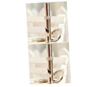BESPORTBLE 2pcs Loud Training Whistle for Dogs Ultrasonic Barking Aid Adjustable Pitch Metal 5.5cm Dog Tool