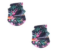 BESPORTBLE 2pcs Lovely Pet Dog Printed Shirt Dress for Home Outdoor Crane Pattern Design Easy to Wear for Everyday Use and Photos Xl