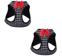 BESPORTBLE 2pcs Lovely Pet Strap Pet Vest for Dogs and Cats Comfortable Chest Strap Even Pressure for Safe Walking and Training
