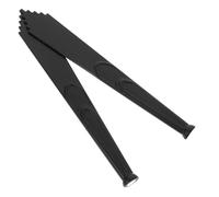 BESPORTBLE 2pcs Magnetic Lid Lifter and Bubble Remover Tool for Home Canning, Black Canning Jar Accessories with Bubble Measuring Function for Jam Making and Food Preservation