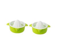 BESPORTBLE 2Pcs Manual Fruit Juicers Citrus Squeezers with Built in Buckle for Easy Juice Extraction From Orange Lemon Watermelon and Kiwi Labor Saving Portable Juice Maker for Random Color
