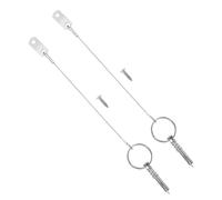 BESPORTBLE 2pcs Marine Stop Pin Boat Quick Release Slide Lock Bimini Top Mount Nautical Hardware Marine Supplies 316 Stainless Steel Silver