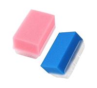 BESPORTBLE 2Pcs Massage Brush Sensory Touch Brush for Early Education Bathing Medical Sponge Body Scrubber for Newborns Portable Lightweight Travel Essential Random Color