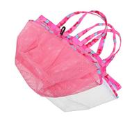 BESPORTBLE 2PCS Mesh Shower Tote Bags with Comfortable Hand Strap Spacious Bathroom and Travel Storage Organizers for Toiletries Swim Gear for Gym Pool Beach Dorm Camping Use