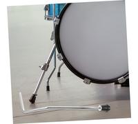 BESPORTBLE 2pcs Metal Drum Stand Bracket Bass Drum Legs Mount for Percussion Instruments Stable Holder Accessory Easy Installation Durable Performance