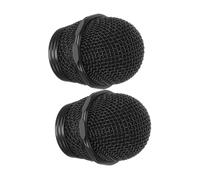 BESPORTBLE 2pcs Metal Microphone Grill Head Replacement Mic Mesh Ball Grille for Enhanced Sound Quality Easy to Replace Secure Fit for Recording and Live Performance