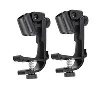 BESPORTBLE 2Pcs Microphone Clips Height Shockproof Drum Microphone Holder for Close Recording Lightweight and Portable and Construction Compatible with Various Drum