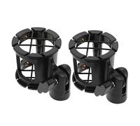 BESPORTBLE 2Pcs Microphone Vibration Holders Durable Shockmounts for Stable Recording Compatible with Microphone for Studios and Live Broadcasting