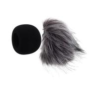 BESPORTBLE 2pcs Microphone Windscreen Wind Covers for Outdoor Use Furry Cover Sponge Foam Protective Compatible Zoom Mic Windscreen Muff for Microphone Accessories