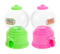 BESPORTBLE 2Pcs Mini Candy Dispenser for Fun Bubble Bank Treats Machine Desktop Vending for Parties Social Playtime