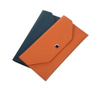 BESPORTBLE 2pcs Mini Envelope Wallet for Cash Budgeting Slim Pu Leather Cash Envelope Wallets for Women Money Organization and Financial Planning