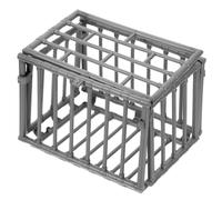 BESPORTBLE 2Pcs Miniature Animal Cage Model DIY Craft Fence Ornament for Mini House Decor Lightweight Plastic Micro Landscape Accessory for Projects