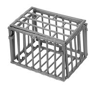 BESPORTBLE 2pcs Miniature Animal Cage Model Fence Decor for Mini Houses Construction for Hamsters and Other Pets for Creative Crafts and Decoration