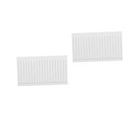 BESPORTBLE 2pcs Miniature Dollhouse Wainscoting Panels DIY Wall Trim Accessories for Cozy Dollhouse Decoration Small Scale Cottage Building Furniture for Dolls House