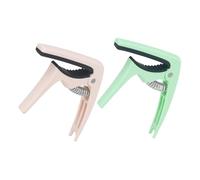 BESPORTBLE 2pcs Multi-function Guitar Tone Clip Capo Abs Material Assorted Color Professional Design Long Using Life Suitable for Guitar Beginners and Professionals