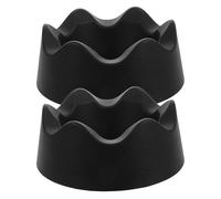 BESPORTBLE 2pcs Multi-sports Ball Holder Stand Plastic Display Base for Basketball Football Soccer Rugby Baseball Secure Stable Storage Organizer Easy to Clean