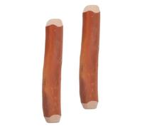 BESPORTBLE 2pcs Natural Coffee Wood Dog Chew Stick Pet Teething Toy for Oral Health and Muscle Training Safe for Puppies and Dogs