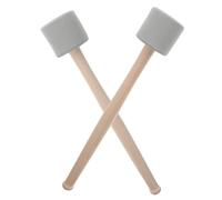 BESPORTBLE 2Pcs Non Skid Bass Drum Mallets Stainless Steel Drumsticks for Stage Performance Drumsticks for Percussion Accessories for Music Development