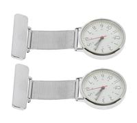 BESPORTBLE 2pcs Nurse Fob Watch Durable Hanging Clip for Medical Professionals Brooch Design Essential Accessory for Nurses and Doctors