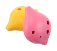 BESPORTBLE 2pcs Ocarina for Adults Compact Portable Traditional Chinese Wind Instrument Easy to Learn Layout for Music Practice and Performance Enhancement Material