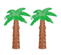 BESPORTBLE 2pcs Palm Tree Shaped Beach Towel Clips ABS Windproof Towel Holder Clips for Sun Loungers and Beach Chairs