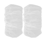 BESPORTBLE 2pcs Parrot Cage Protector Mesh Cover, Breathable White Bird Cage Seed Catcher Sleeve M Size 25cm Height 140-170cm Circumference, Dust-proof Net for Birdcages and Parakeet