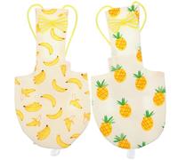 BESPORTBLE 2Pcs Parrot Diaper Flight Suit for Cockatiel and Parakeet L Size Reusable Bird Clothes with Bow Tie Protective Bird Diapers for Outdoor Use in Pigeons and Random Color Random Color