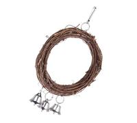 BESPORTBLE 2pcs Parrot Toy Vine Swing Fashion Bird Nibbling Toys for Birdcage Bells