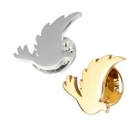 BESPORTBLE 2pcs Peace Dove Brooch Pins for Women Metal Bird Lapel Badge with Alloy Finish Elegant Peace Symbol Jewelry for Weddings Charity Events and Daily Wear Enamel Crafted Harmony