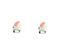 BESPORTBLE 2pcs Personality Mini Rabbit Brooch Creative Corsage for Women Lightweight Durable Pin for Bags Sweaters Dresses More for Birthdays Special Occasions