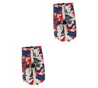 BESPORTBLE 2pcs Pet Camouflage Rain Coat for Dogs Red Camo Windproof Outdoor Jacket for Autumn and Winter Comfortable and Easy to Wear