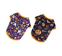BESPORTBLE 2pcs Pet Costume for Halloween Funny Apparel Pumpkin Decorative Outfit for Dogs and Cats for Festive Events and Parties