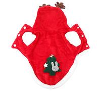 BESPORTBLE 2pcs Pet Dog Christmas Costume Warm Winter Apparel for Dogs Cats Adorable Party Outfit Creative Design for Xmas Photos for Festive Celebrations