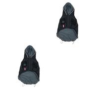 BESPORTBLE 2pcs Pet Dog Vest Warm Cotton Outfit Glow in Dark Jacket Dog Coat Outdoor Vest Snowsuit Night Visibility